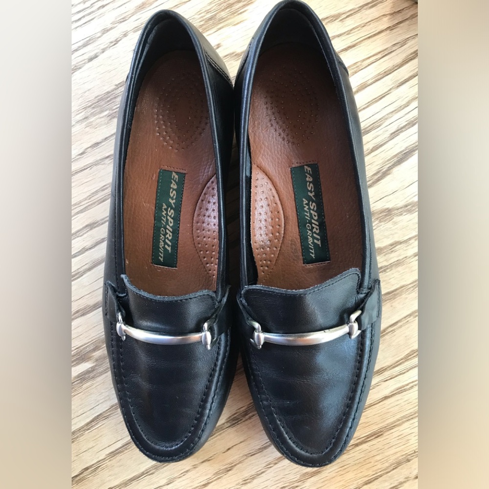 Easy Spirit Black Loafers